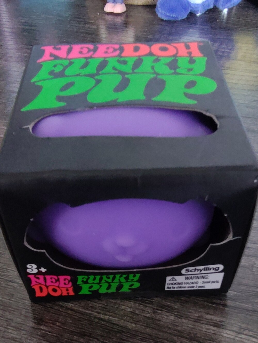 ✨ Authentic Needoh Funky Pup Purple Squishy Toy